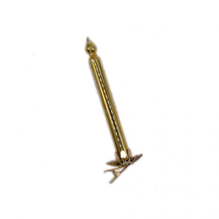 Gold Candle Stick Clip-On – Set of 6