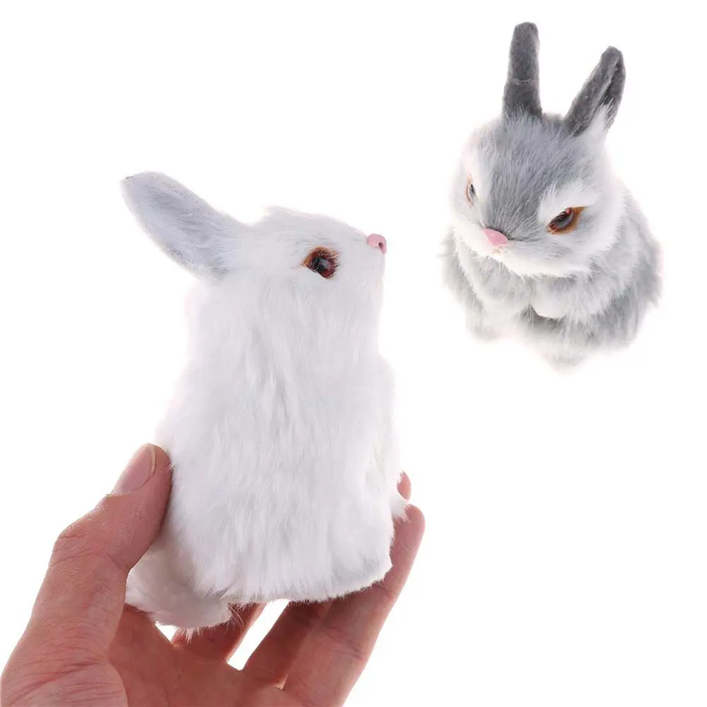 Plush White Bunny