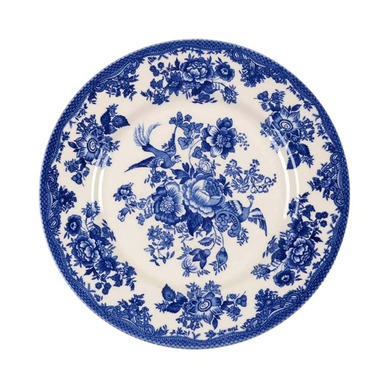 Royal Stafford Asiatic Pheasant Dark Blue Plates 28cm – Set of 2