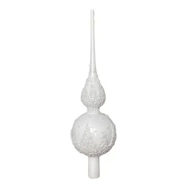Set of 20 Silver & Blue Glass Ornaments – Valery Madelyn