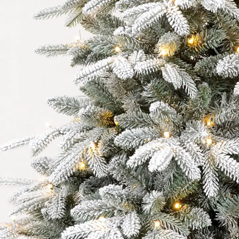 Flocked Plop Prelit Full PE 210cm Christmas Tree for European and American Market
