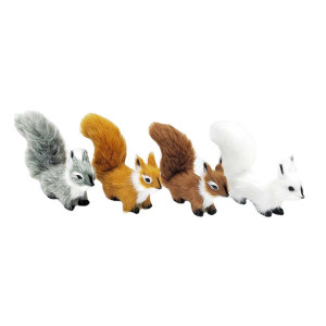 Plush Squirrel Christmas Ornament