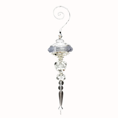 Clear Acrylic Icicle Christmas Ornament