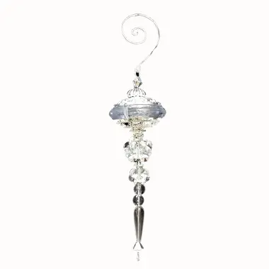 Clear Acrylic Icicle Christmas Ornament