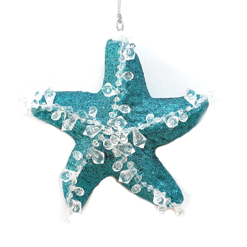 Small Star Fish Christmas Ornament