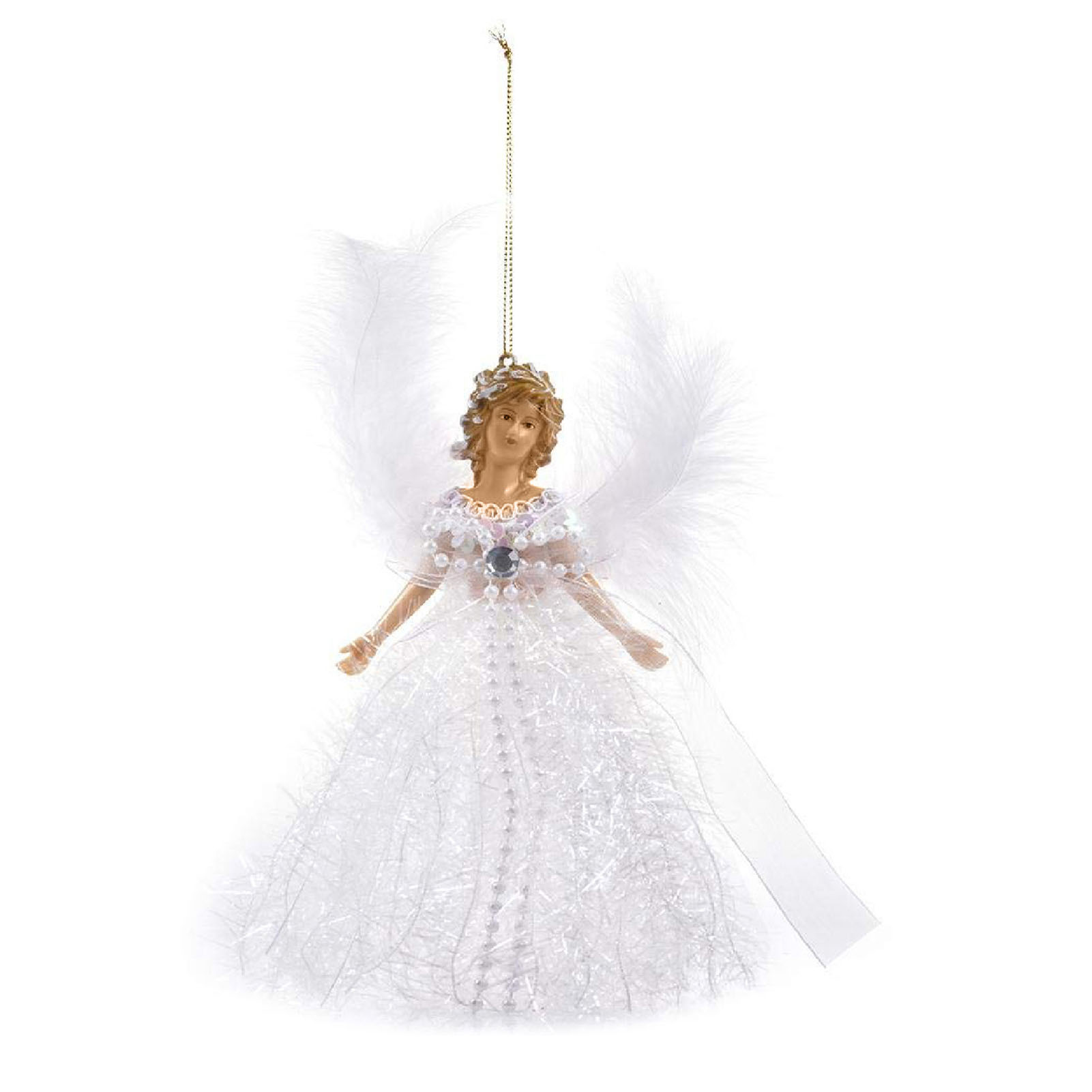 White Angel Ornament