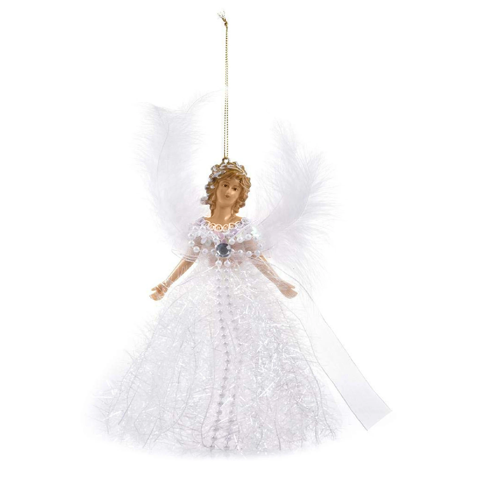 White Angel Ornament