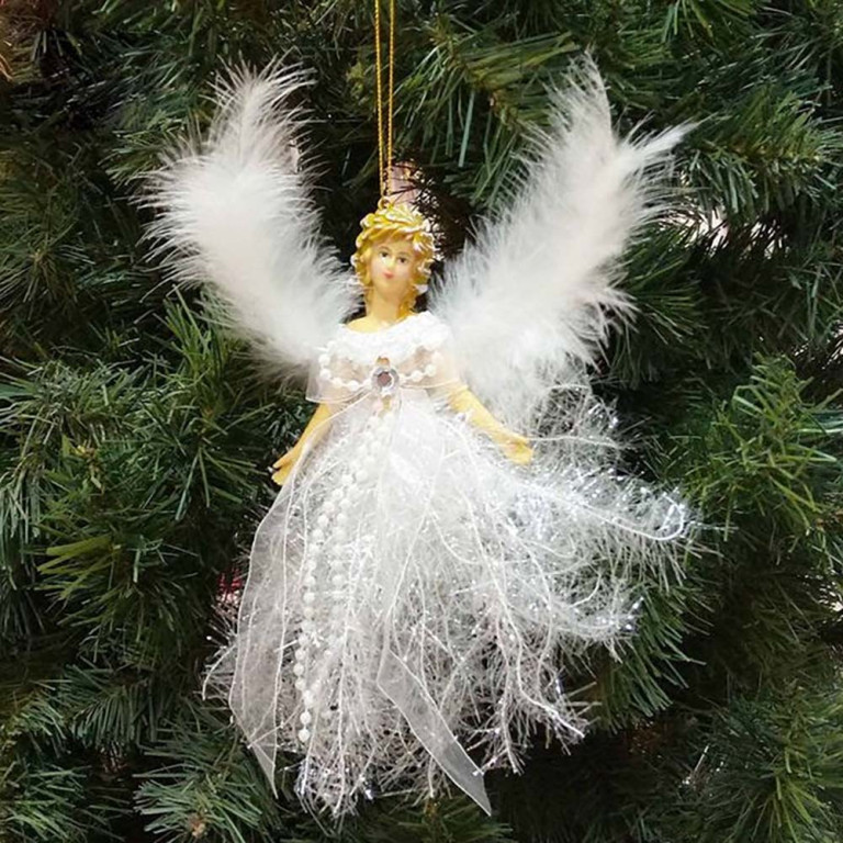 White Angel Ornament