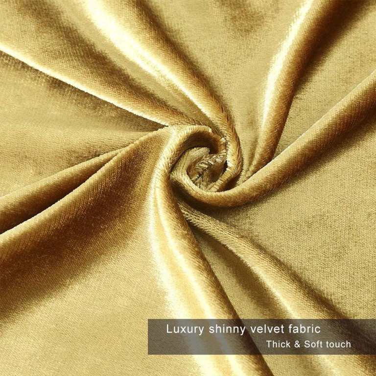 Cushion Cover Gold Velvet Size 45x45cm