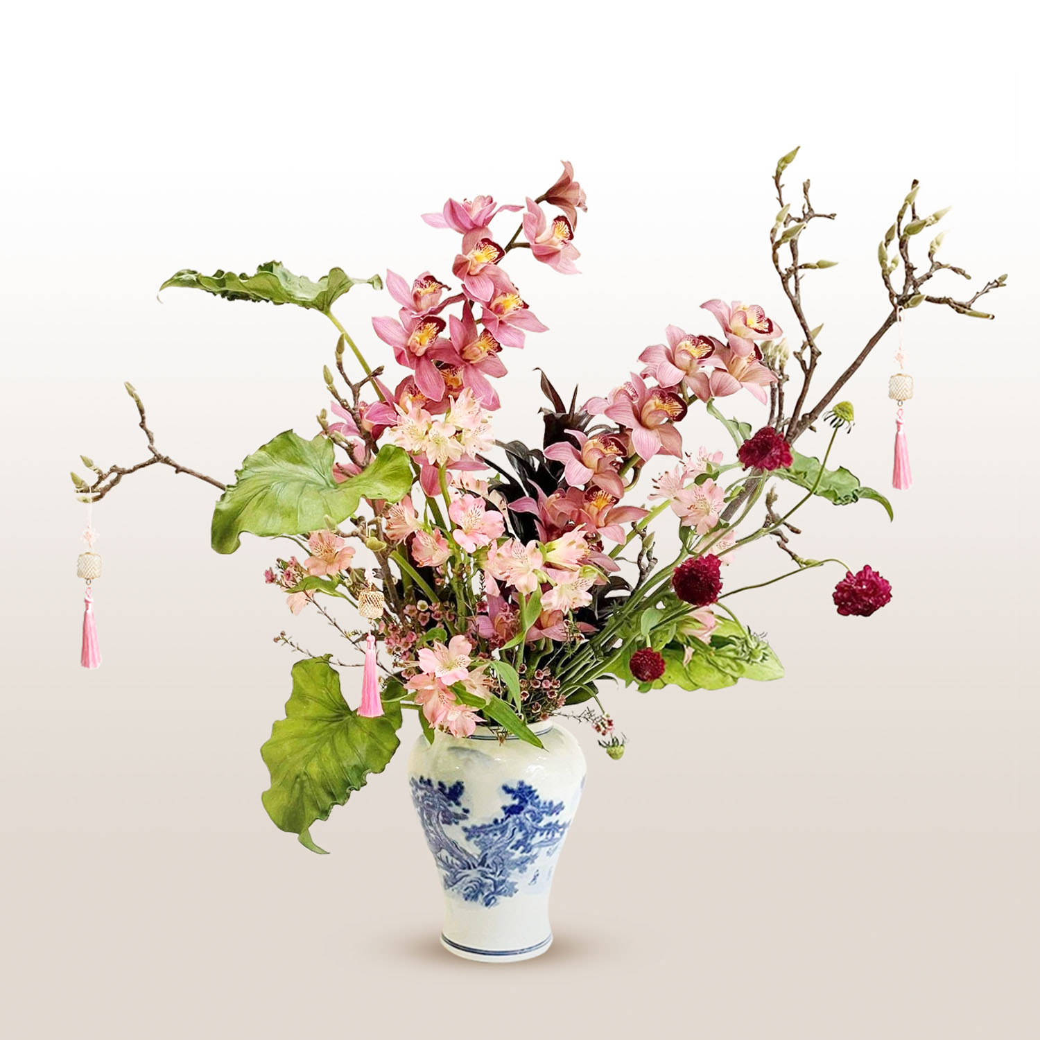 Lunar New Year Flower Arrangement “Elegance” – Design 1