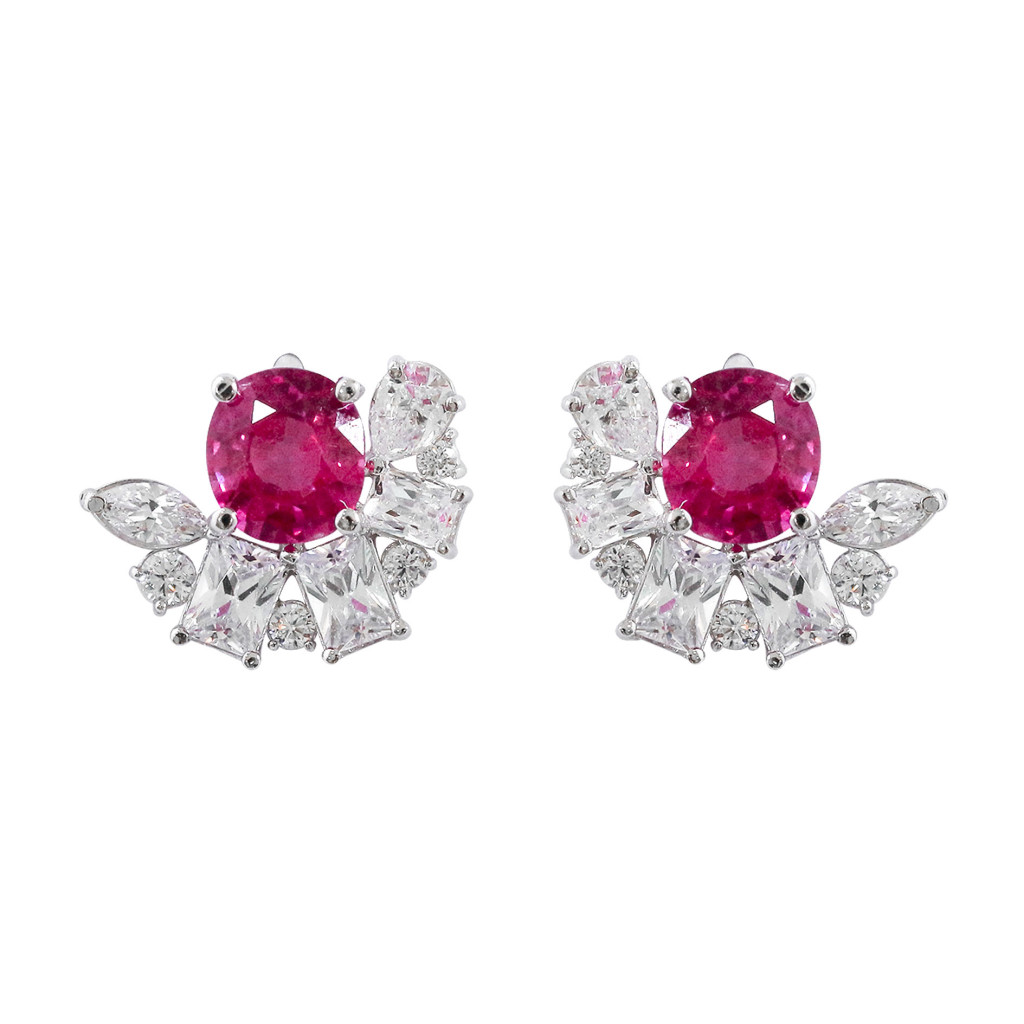 Lemanjewelry Earrings Pinksapphire