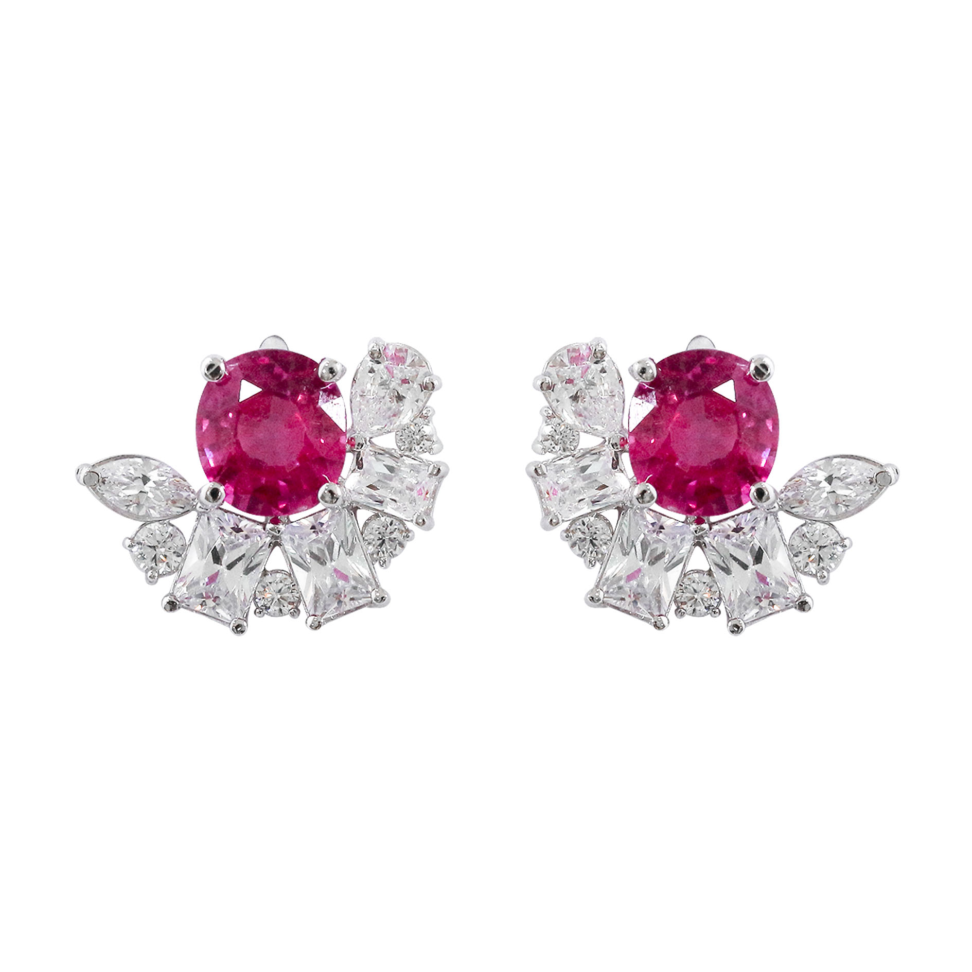 Lemanjewelry Earrings Pinksapphire