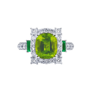 Bông tai đan sợi bạc đính hạt Spinel Sunny – Hiệu Until U