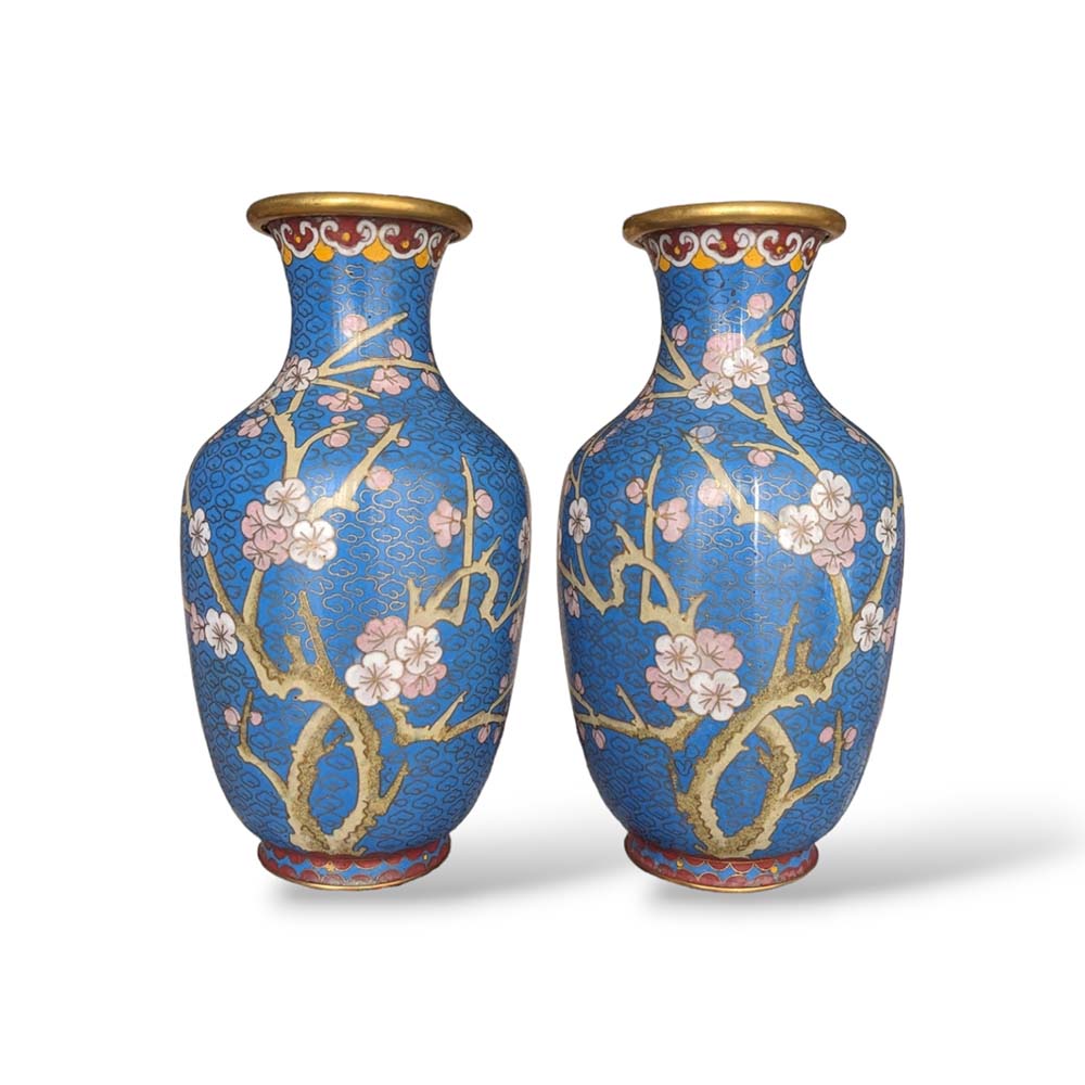 Vase Cloisonne Cherryblossom