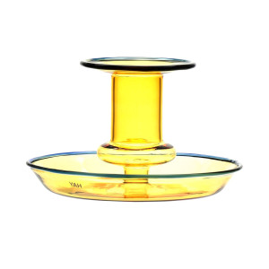 Yellow Glass Candle Holder 7.5cm – Hay (Denmark)