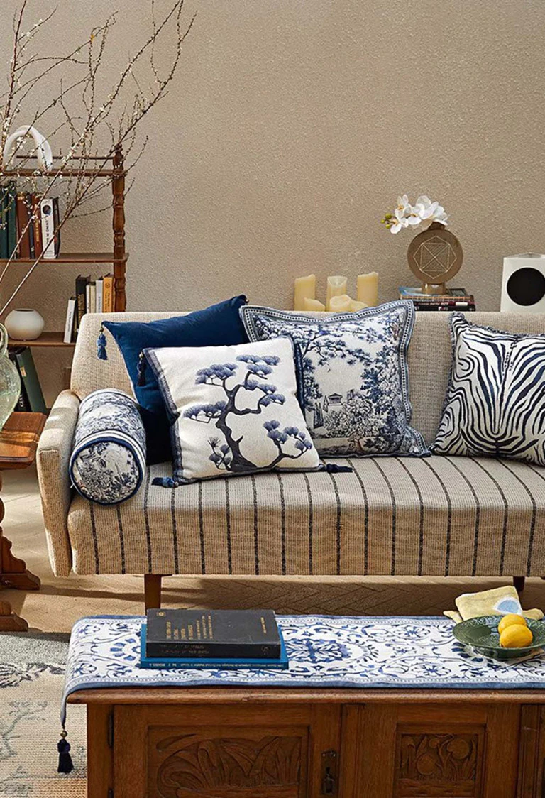 Cushion Cover Blue Willow Blue White 45x45cm (Copy)