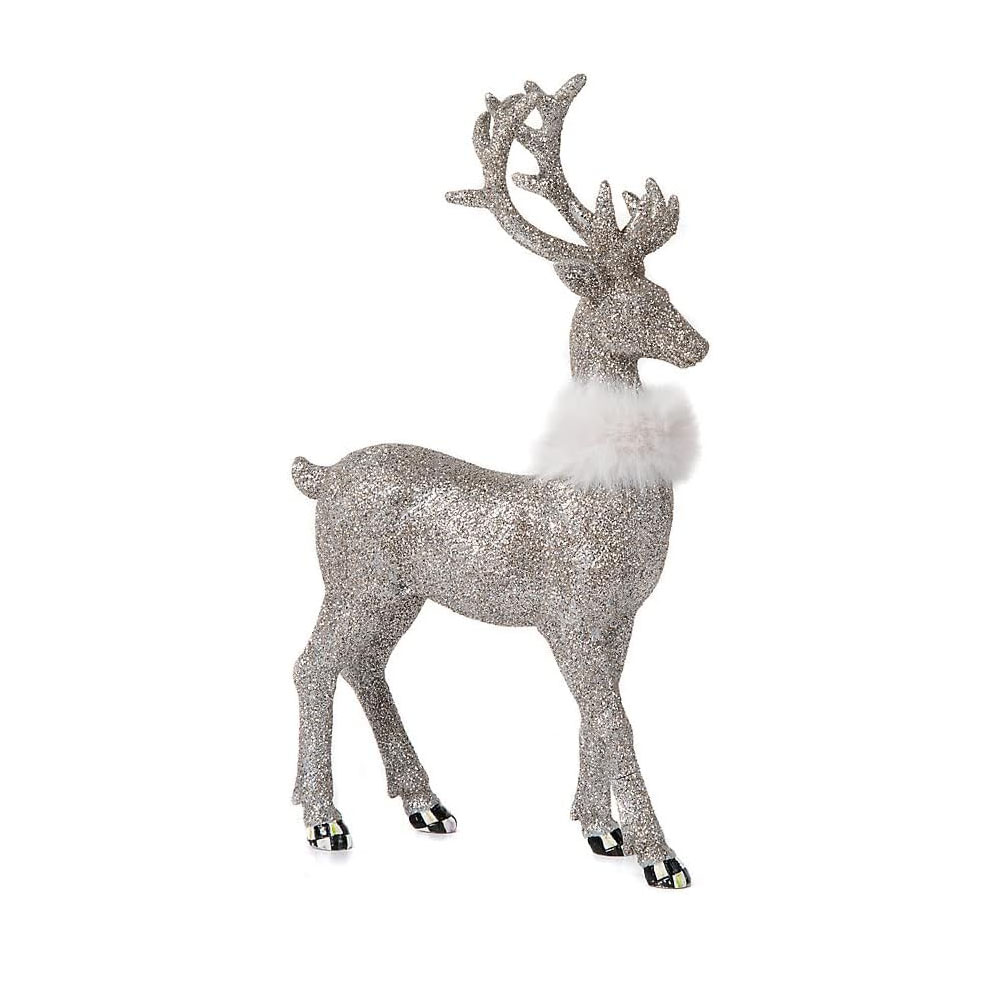 MacKenzie-Childs Vintage Silver Standing Deer