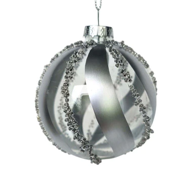 White Christmas Tree Skirt with Gnomes