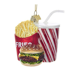 Fast Food Combo Burger Fries Coke Christmas Ornament – Kurt S. Adler