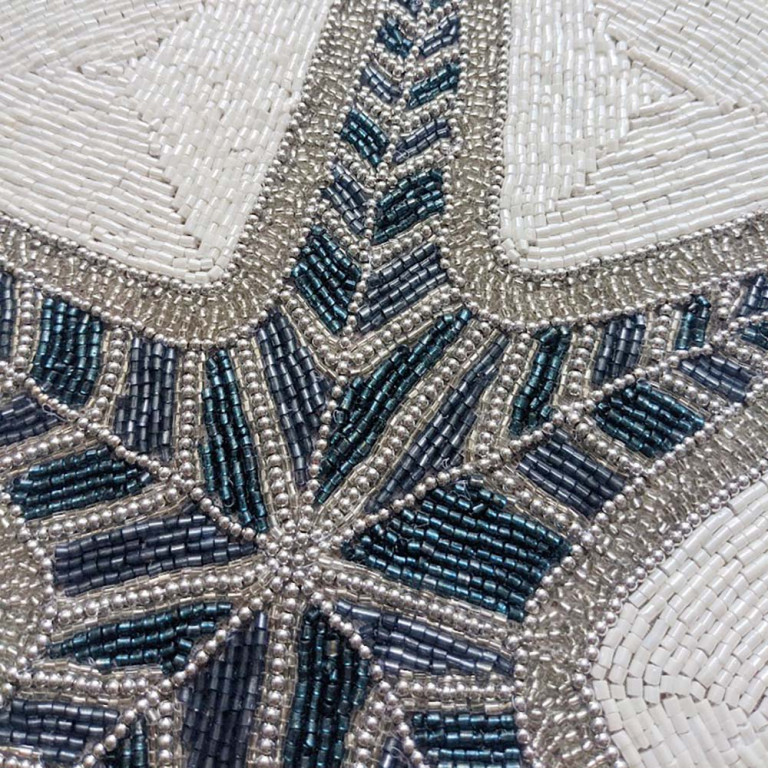 Coast Living Placemat Beaded Starfish Closeup