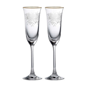Royal Albert Old Country Roses Champagne Flute Pair