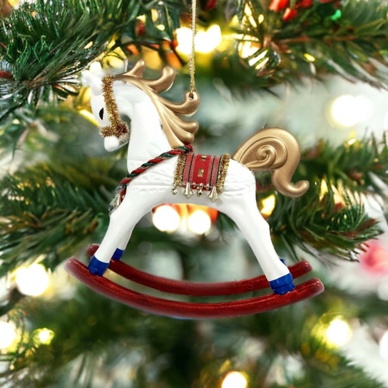 Rocking Horse Christmas Ornament