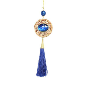 Blue Tassel Christmas Ornament