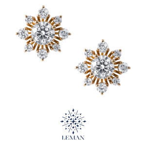 Sunflower Diamond Earring Jackets – Leman Jewelry