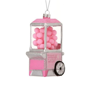 Pink Cotton Candy Machine Ornament