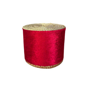Red Velvet Ribbon 63mm Wide – 9m Roll