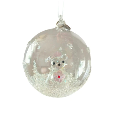 Holiday Lane Glass Macaron Tower Ornament