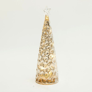 Glass Christmas Tree Light 26cm