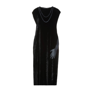 Dress Mm6 Blkvelvet
