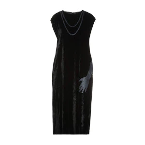 Dress Mm6 Blkvelvet