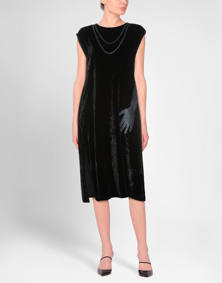 Dress Mm6 Blkvelveta