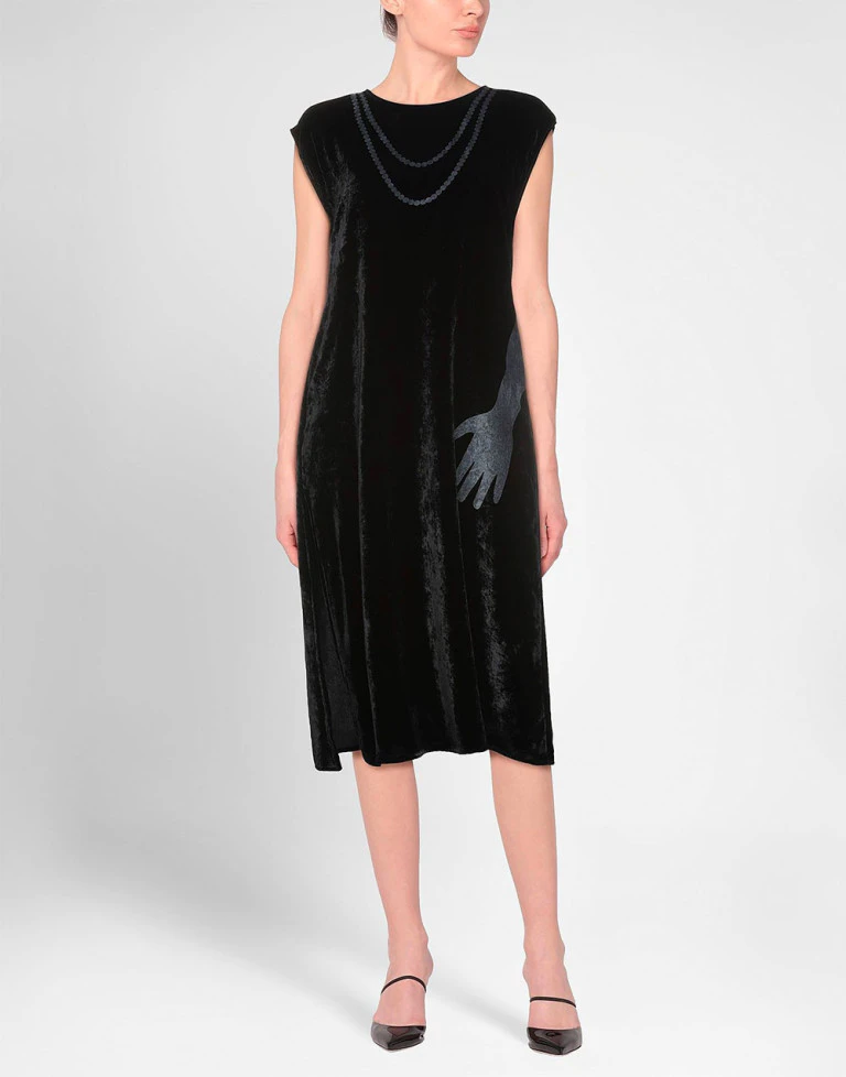Dress Mm6 Blkvelveta
