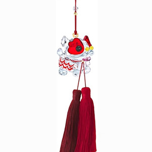 Crystal Lion Dance Charm