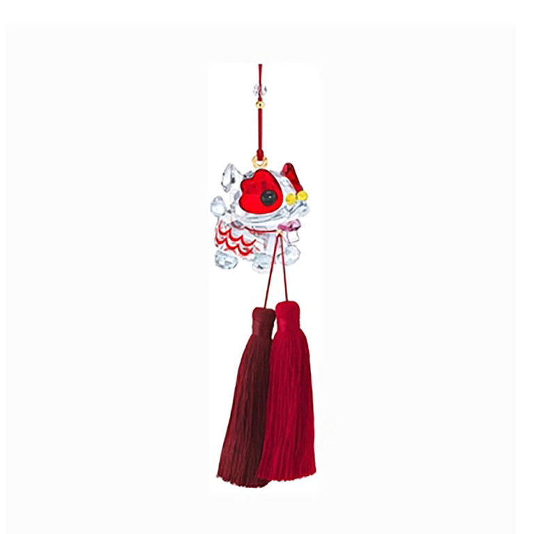 Crystal Lion Dance Charm