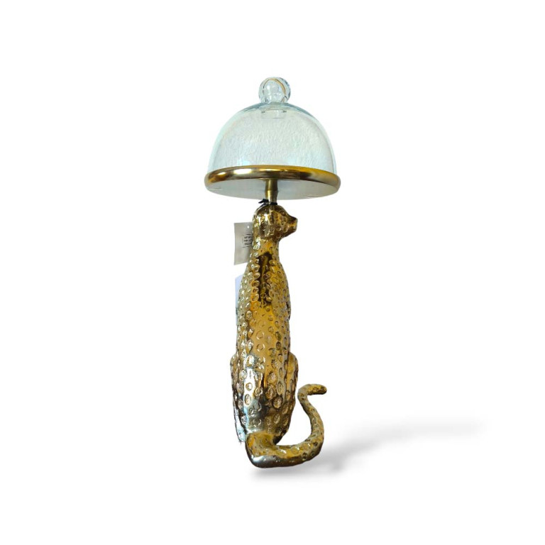 Gold Leopard Cheese/Cake Stand 36cm – Handmade in India