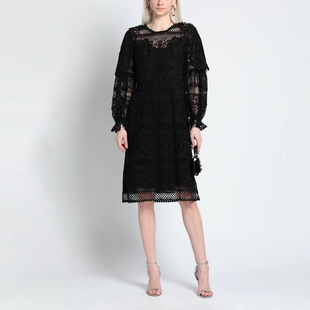 Dress Albertaferretti Blkcrochetmidia