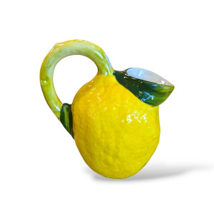 Italian Yellow Lemon Ceramic Pitcher