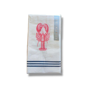 Pack of 32 Paper Napkin with Lobster Print