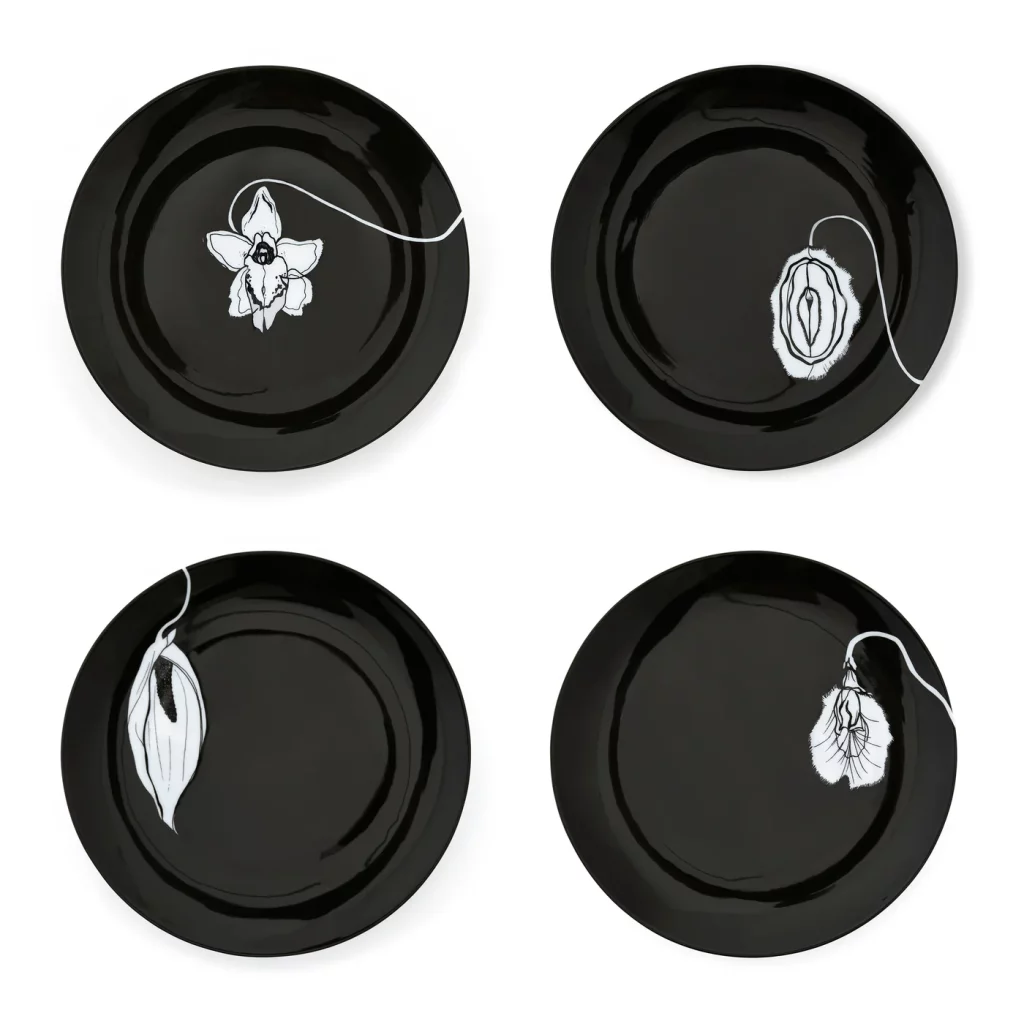 Set of 4 Forniplates 21cm – Anissa Kermiche