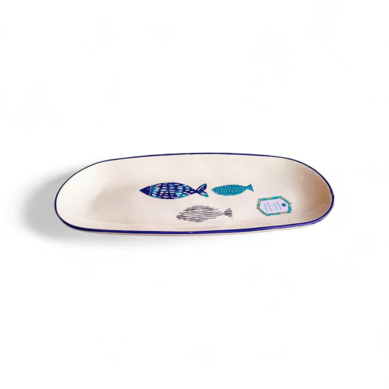 Oval Fish Serving Plate – Papart Seramik (Turkey)