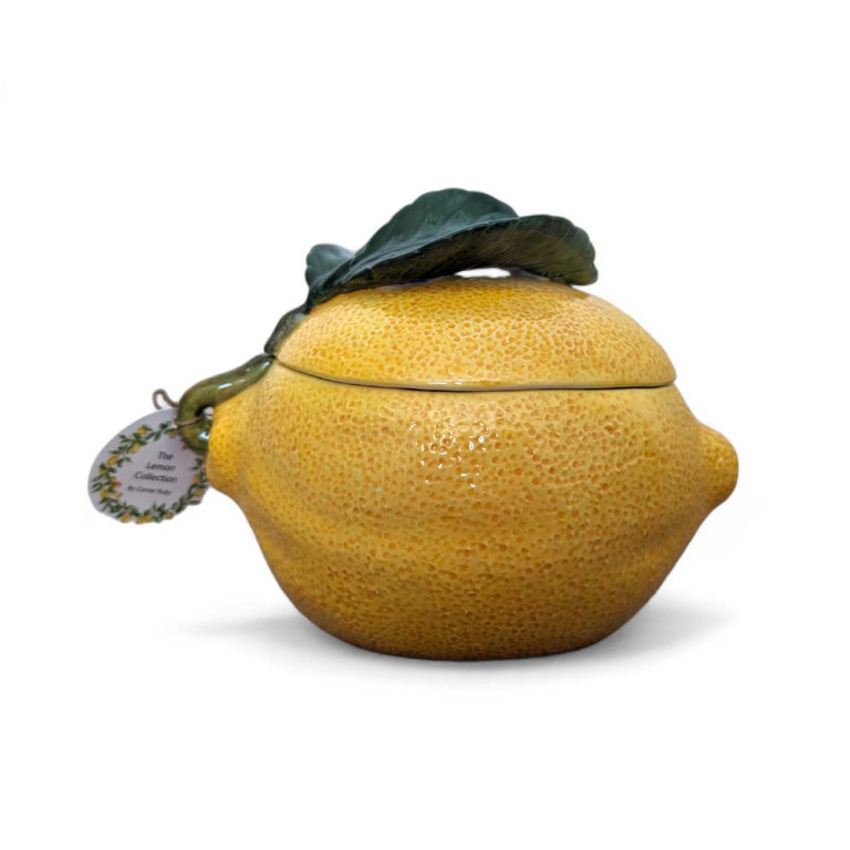 Yellow Lemon Serving Tureen / Container