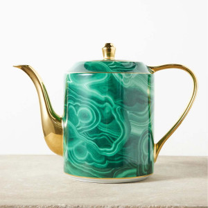 Teapot Lobjet Malachite