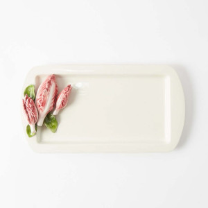 Les Ottomans Radicchio Handpainted Ceramic Serving Platter