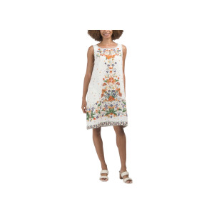 Spring Flower Linen Dress – Max Studio (US)