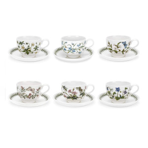 Set of 6 Teacups with Saucers Botanic Garden – Portmeirion (UK)