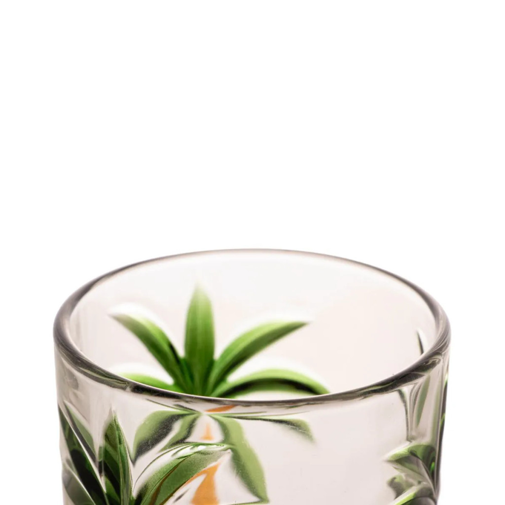 Set of 4 Crystal Glasses with Palm Trees – Wolff